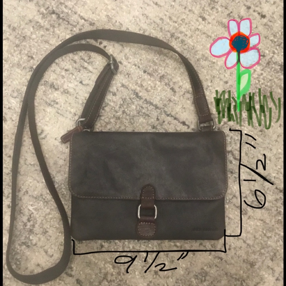 Jack Georges Voyager Buffalo leather bag/ wallet.